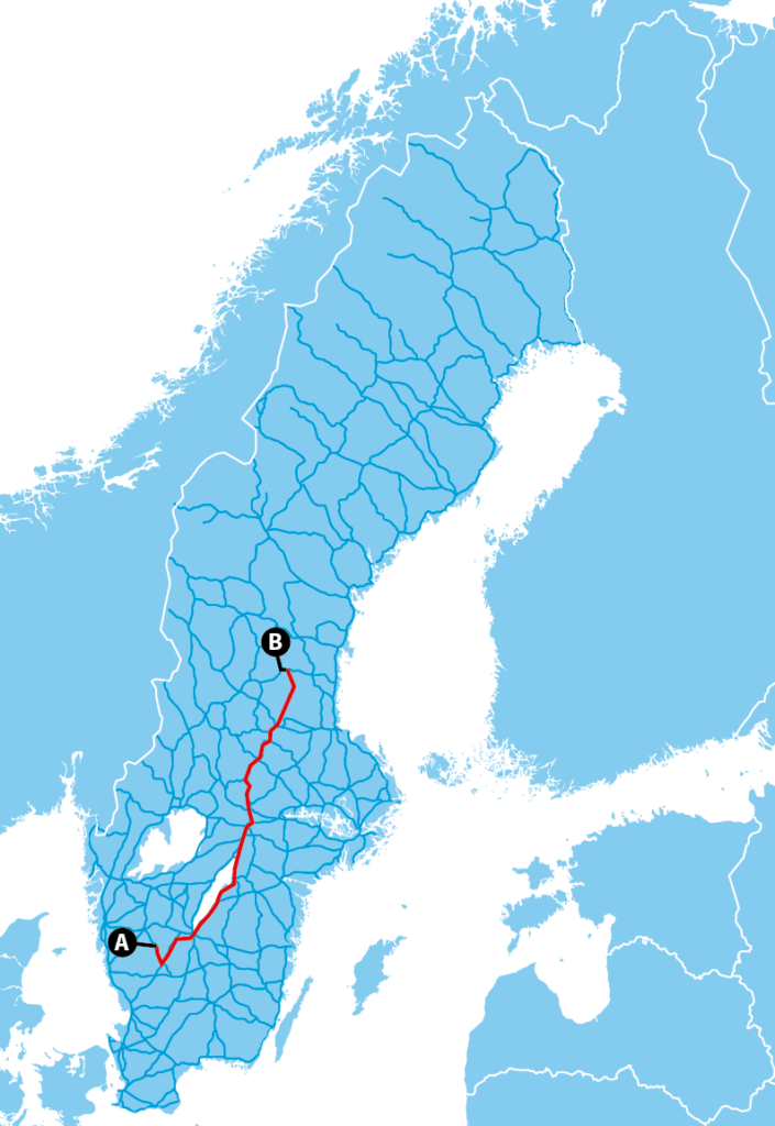 Riks- och europavägar